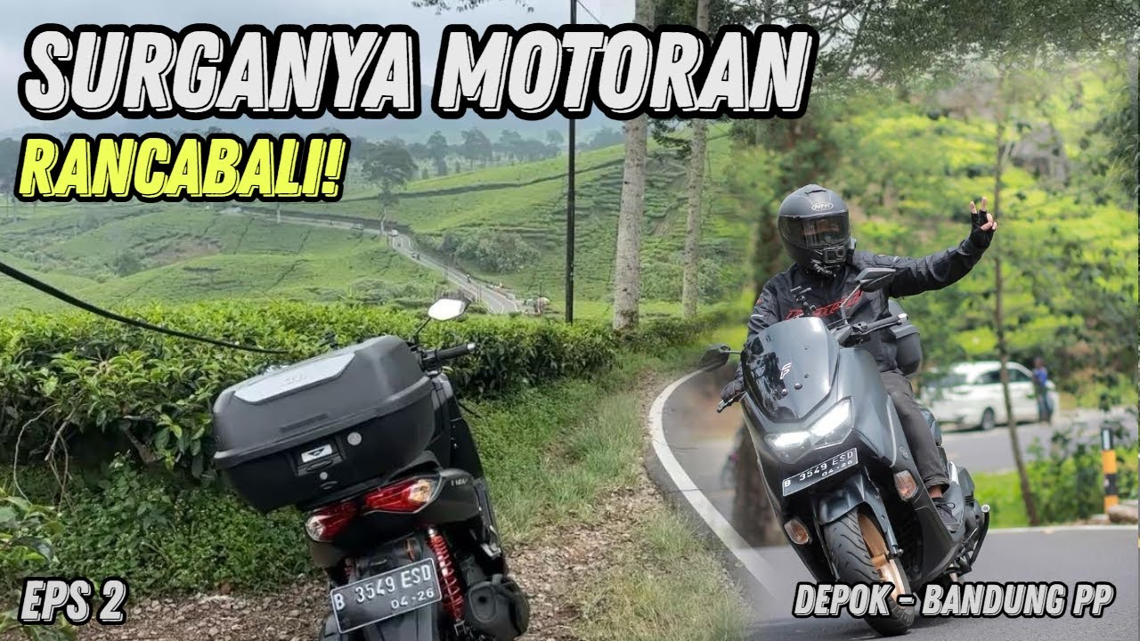 The Best Motorcycle Route in Bandung! Touring Depok - Rancabali Bandung Round Trip! | Eps 2 | #ne...
