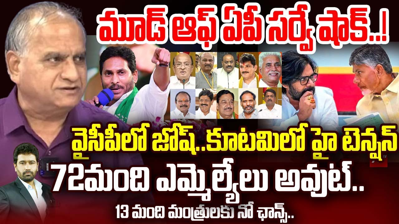 Telakapalli Ravi Analysis on AP New Survey Report : మూడ్ ఆఫ్ ఏపీ సర్వే షాక్..! వైసీపీలో జోష్. | 99TV