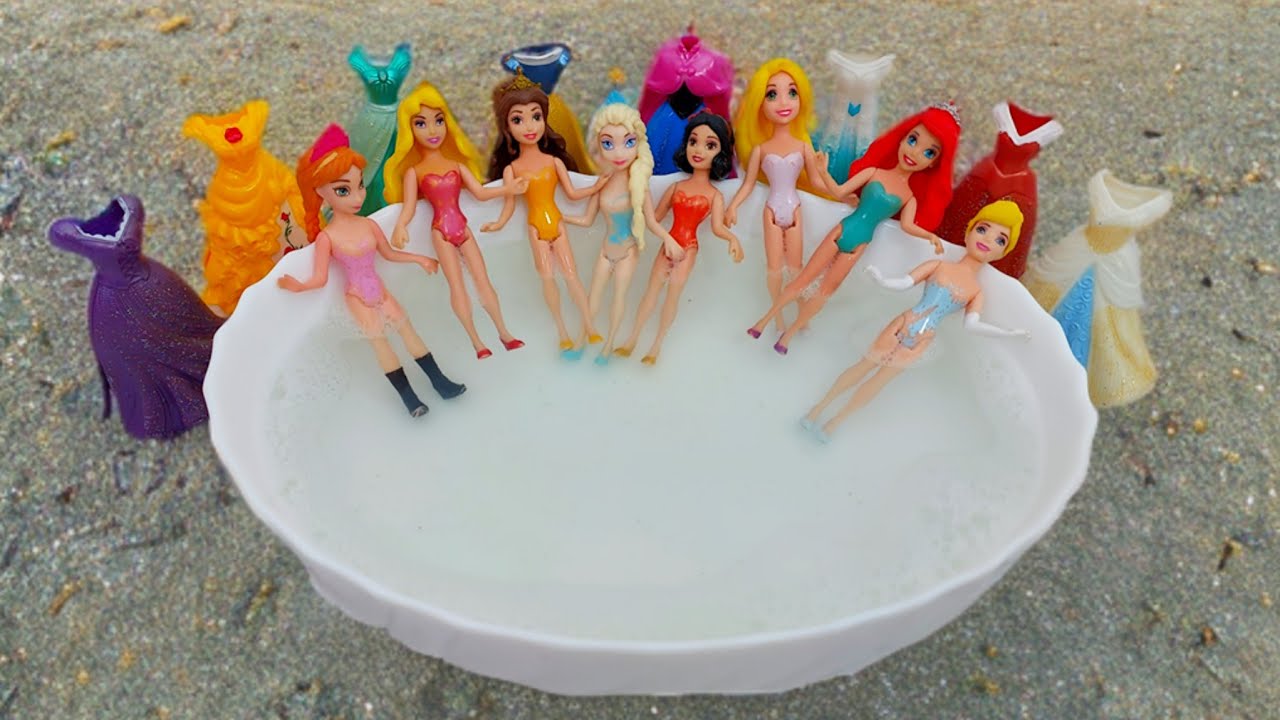 99 Minutes Disney princesses Collection ASMR Satisfying Unboxing | Disney