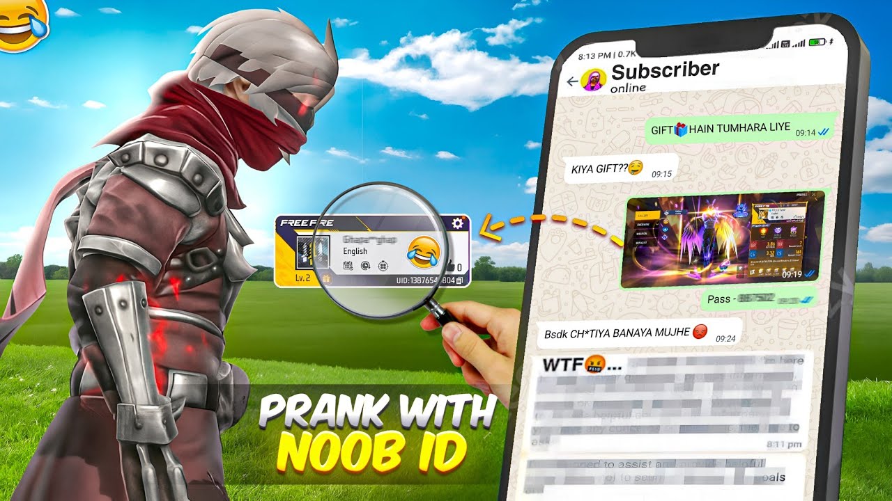 I PRANK 😂 MY FRIENDS BY GIVING BOT FF ID 🤡🪪 YE BOLKE KI 90 LEVEL KA ID HAIN 😱 ||