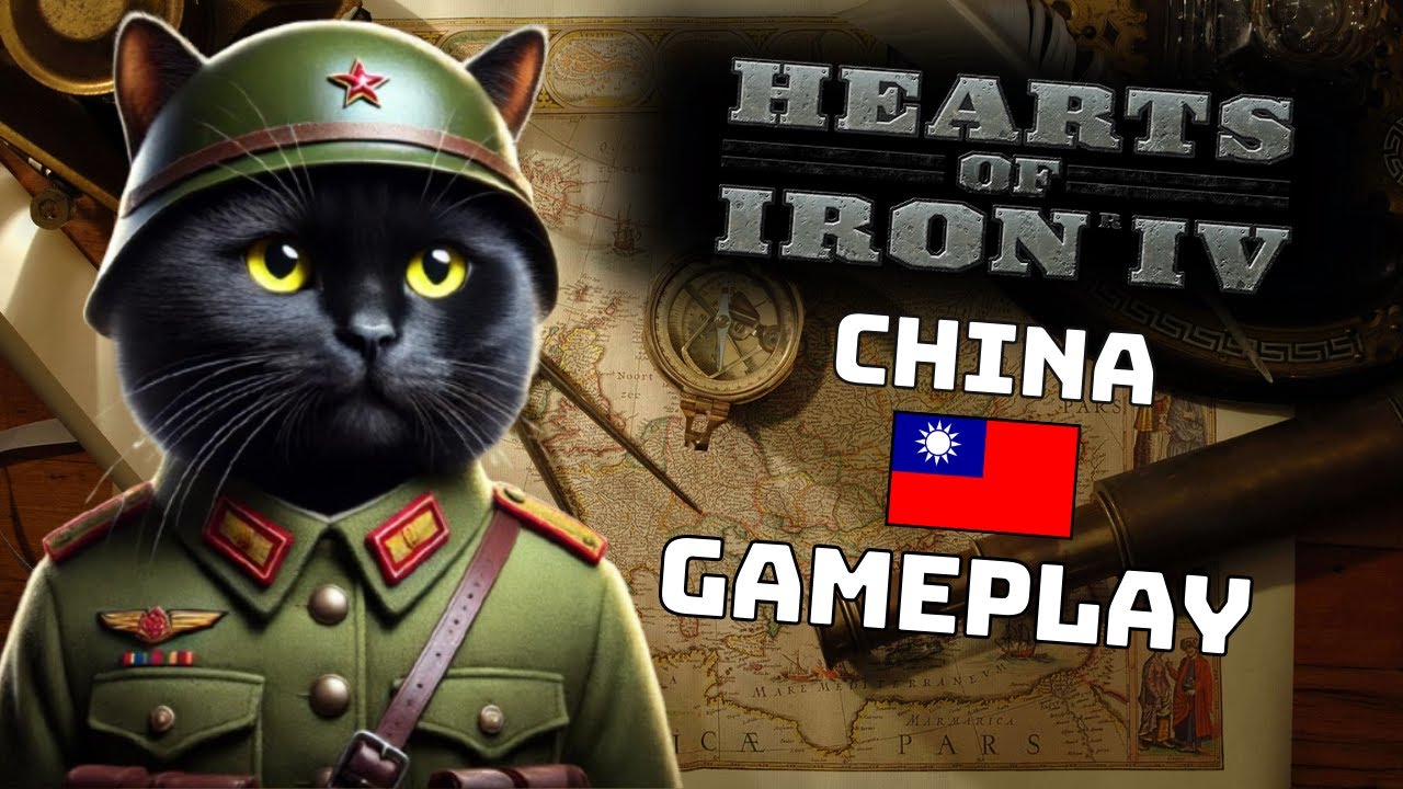 Hearts of Iron IV | China with all DLC Gameplay - No Commentary