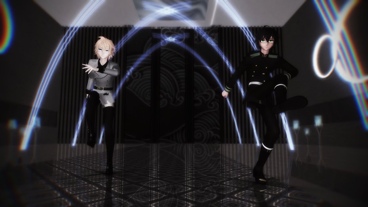 [MMD] Owari no Seraph (Mika and Yuu) - Lucky Strike