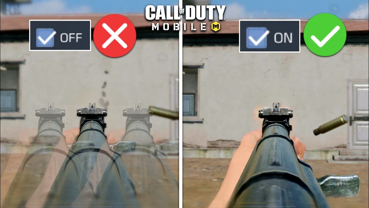 How To Reduce Aim & Screen Shake In CODM BATTLEROYALE