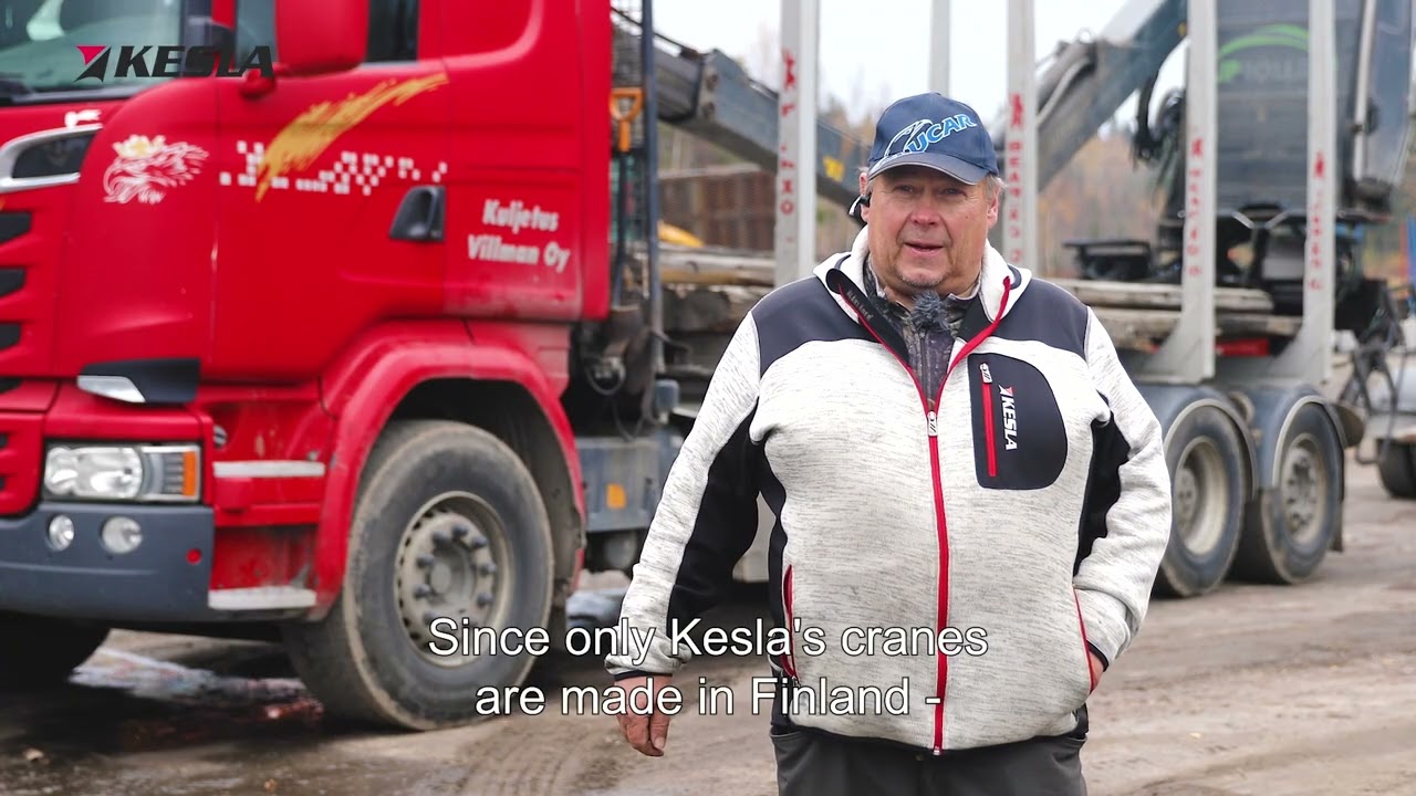 Kuljetus Villman: KESLA-puutavaranosturit / KESLA timber cranes