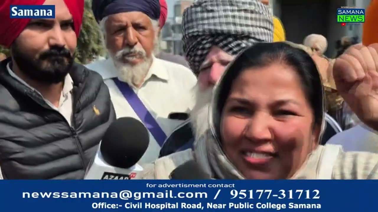 ਬੰਦਾ ਸਿੰਘ ਬਹਾਦਰ ਚੌਂਕ ਵਿੱਚ ਕਿਸਾਨਾਂ ਤੇ ਸਿੱਖ ਜਥੇਬੰਦੀਆਂ ਵੱਲੋਂ ਧਰਮ ਯੁੱਧ ਮੋਰਚਾ ਸ਼ੁਰੂ,ਆਵਾਜਾਈ  ਠੱਪ