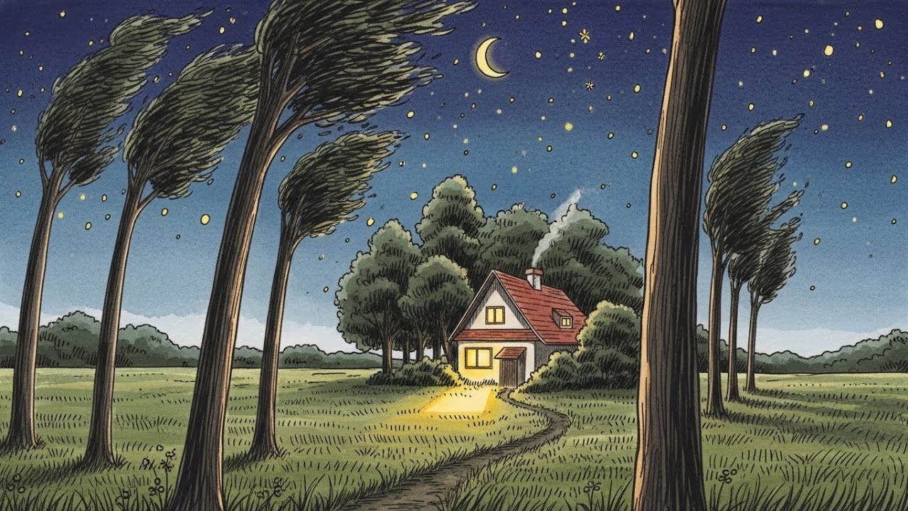 Returning to My Childhood Home, The Familiar Silence and One Light Left On // 