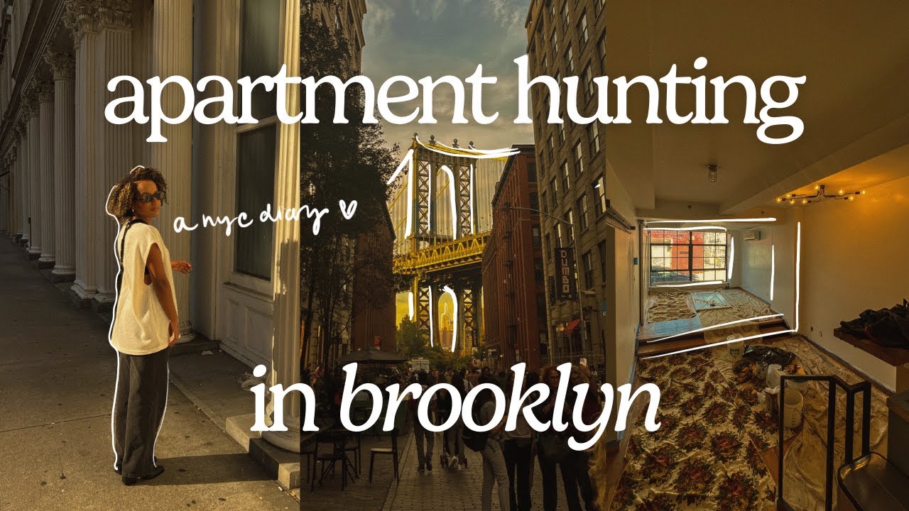 nyc apartment hunting diaries &mdash; cute brooklyn neighborhoods, spacious lofts & local shops 🤎