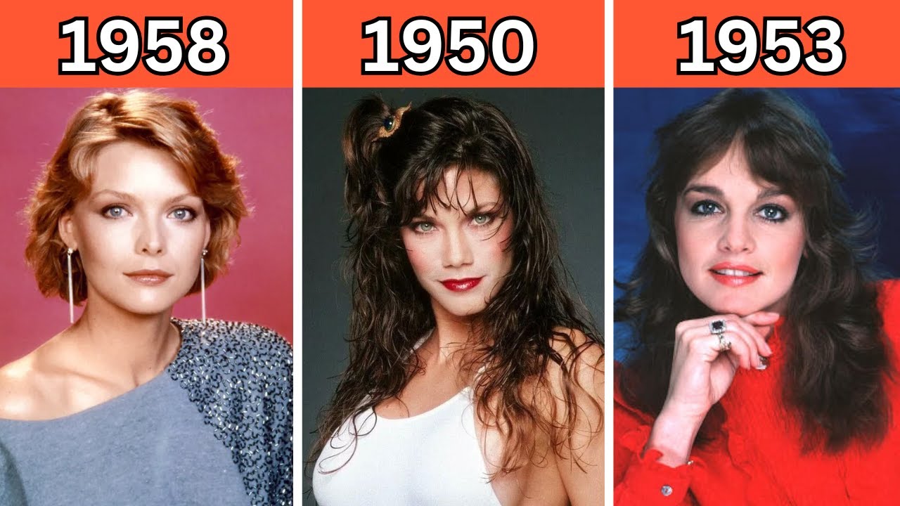 Identify 40 ICONIC ACTRESSES Born in 50s: Then & Now