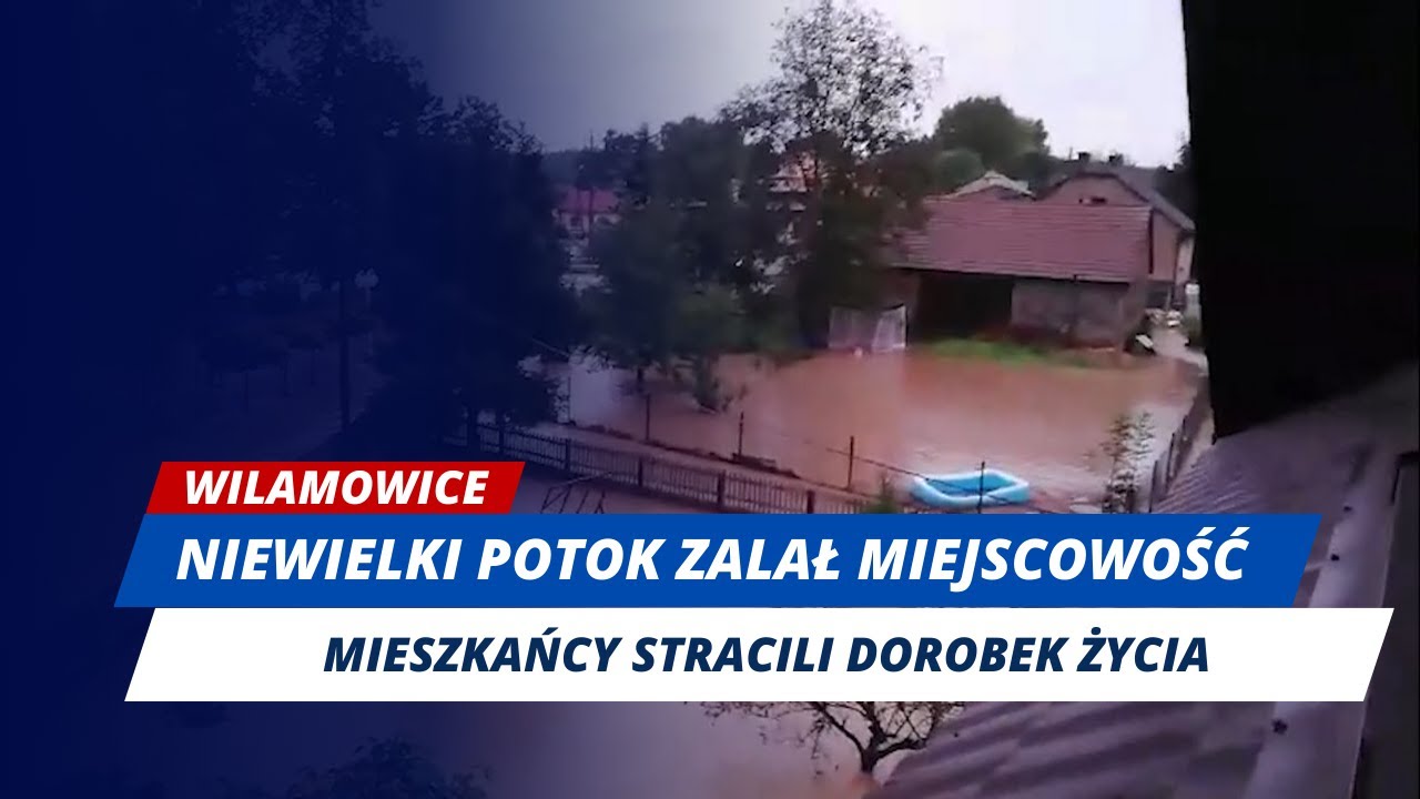 Powódź w Wilamowicach. Władze gminy: tego można było uniknąć