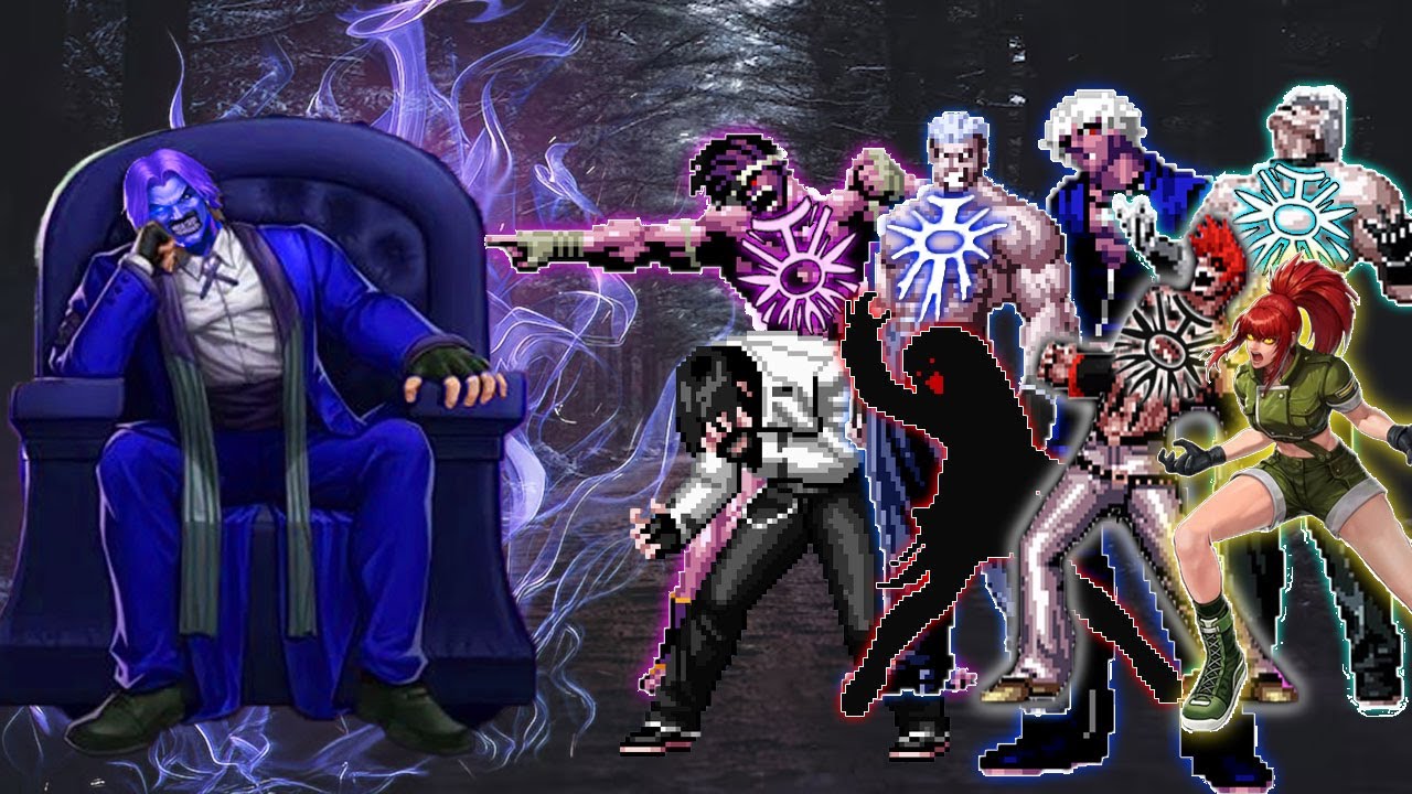 [Mugen KOF] Blue Valmer Rugal Vs Iori Yagami Team