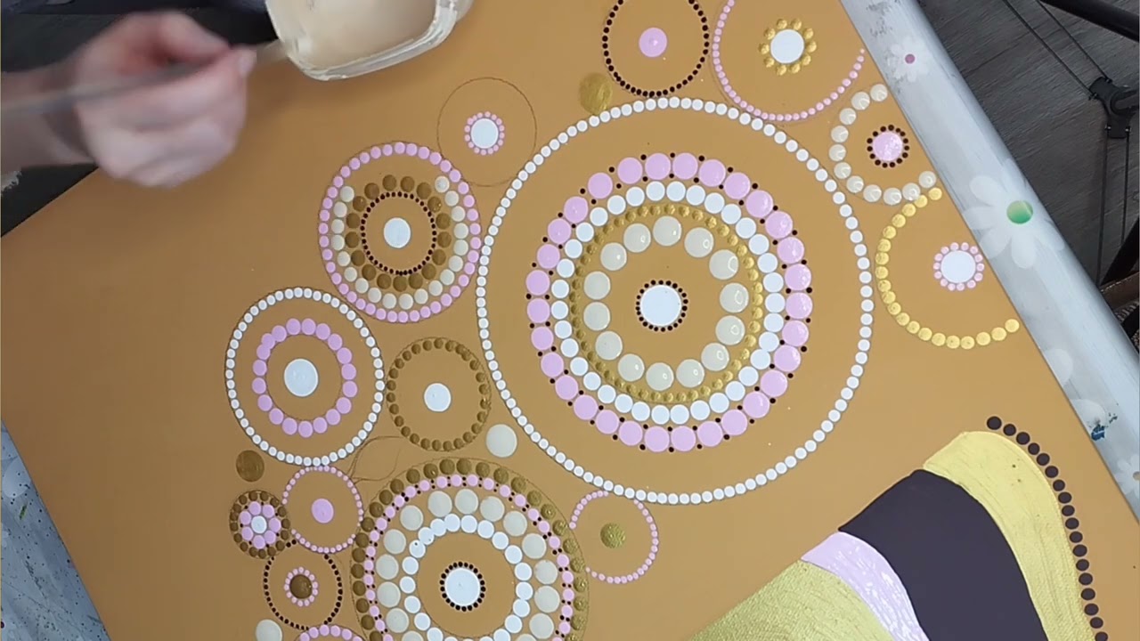 Dot art in progress 