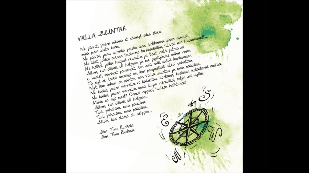Raaka-Aine - Vailla suuntaa