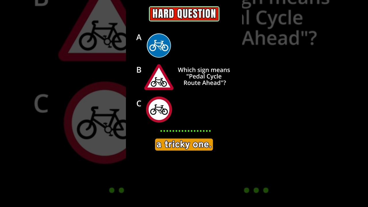 Tricky Theory Test Questions Part 3 #theorytest #roadsigns #drivinglessons #roadsafety