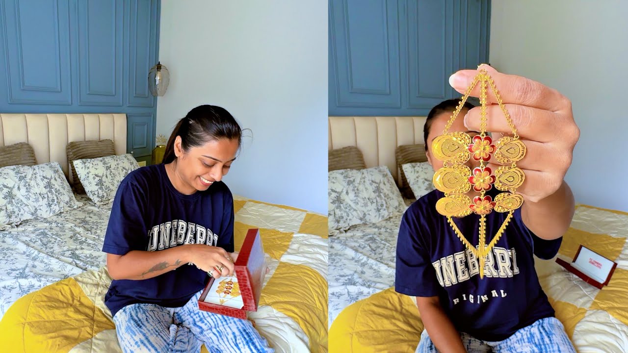 Is Saal Ka Pehla Gold Jewellery || Soumali Vlogz