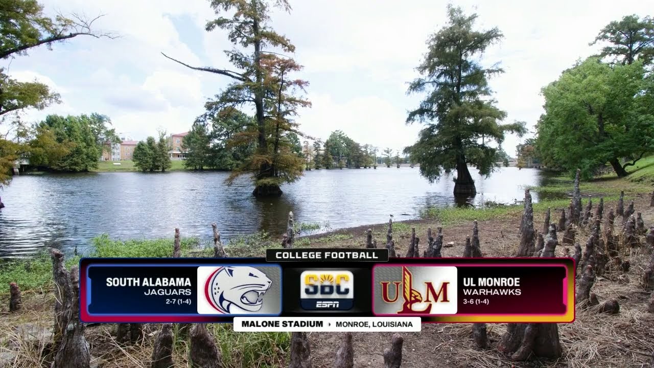 NCAA Football 2025: South Alabama at Louisiana-Monroe