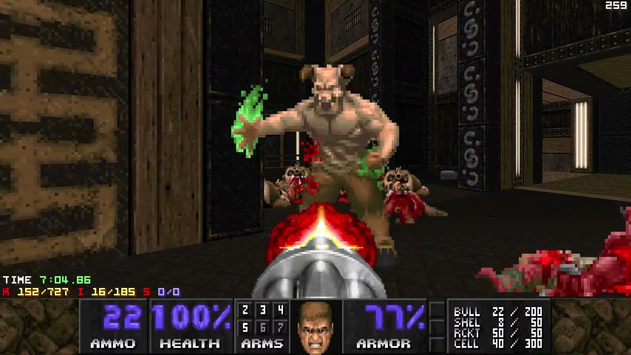 Doom 2 - Hypnagogia (Map 5: Celestial Well) UV-Max* (Map Author: uber)