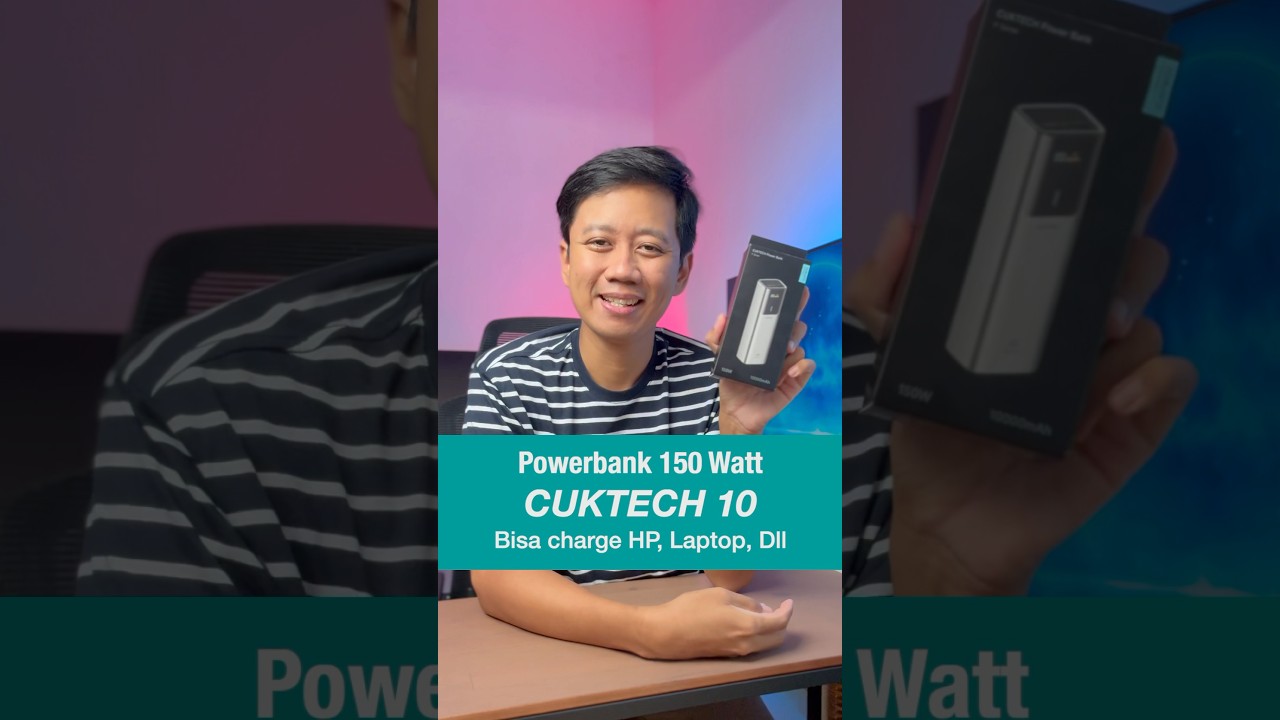 Powerbank WATT GEDE Buat Laptop, Steam Deck, Android, iPhone, dll. #cuktech10 #powerbank #cuktech