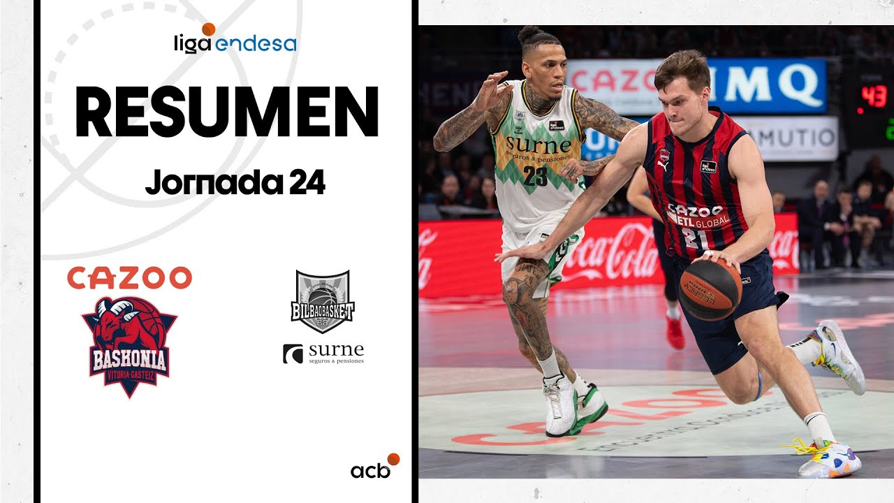 Cazoo Baskonia - Surne Bilbao Basket (100-78) RESUMEN | Liga Endesa 2022-23