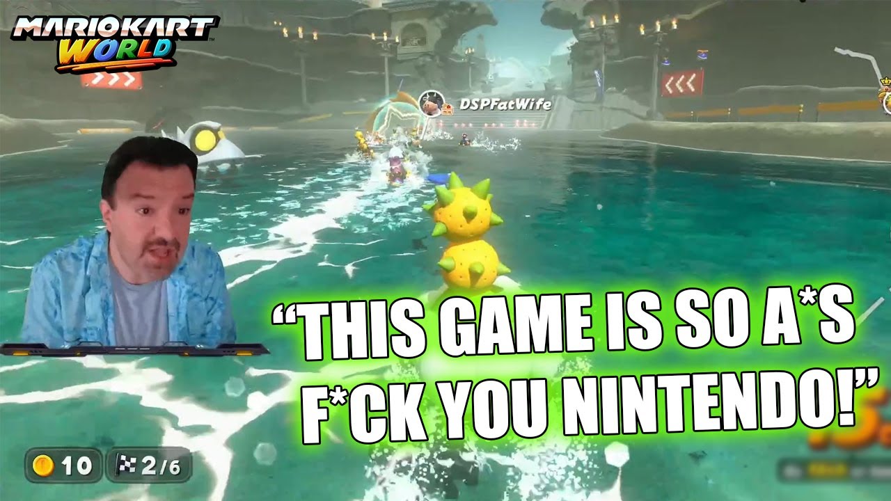 45 Y/O Streamer Suffers Whole Crashout Over Mario Kart World 