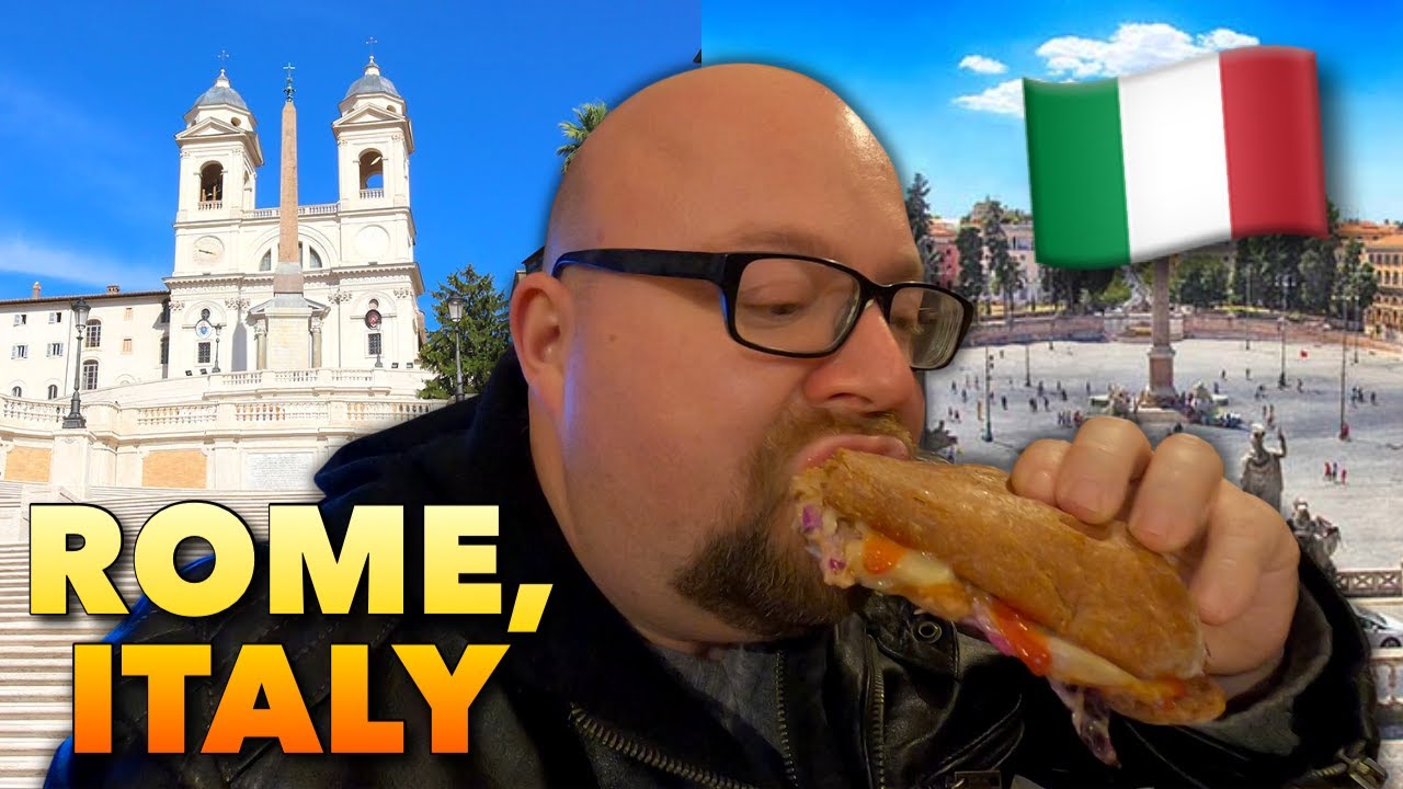 Walking Rome from Piazza Del Popolo to Spanish Steps & The Best Sandwiches 🤩