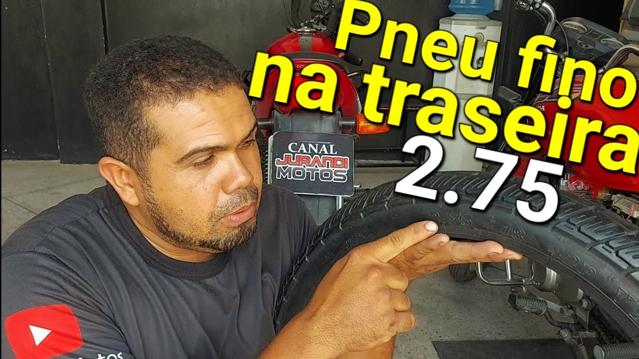 pneu fino na traseira da moto pontos negativos e positivos