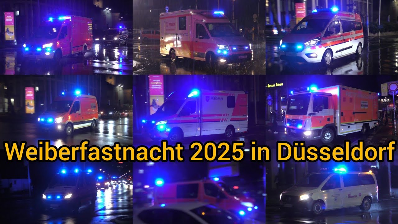 [Weiberfastnacht 2025] Einsatzfahrten in Düsseldorf