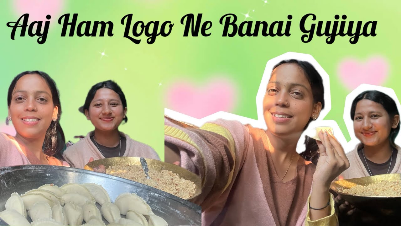  Day 6 Aaj Ham Logo Ne Banai gujiya 😝☺️.                        #newvlog #fypシ゚viral #youtuber 