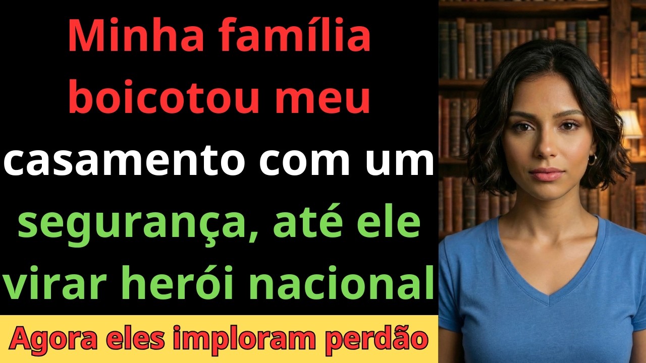 Minha família me humilhou por casar com um segurança, até ele aparecer na TV
