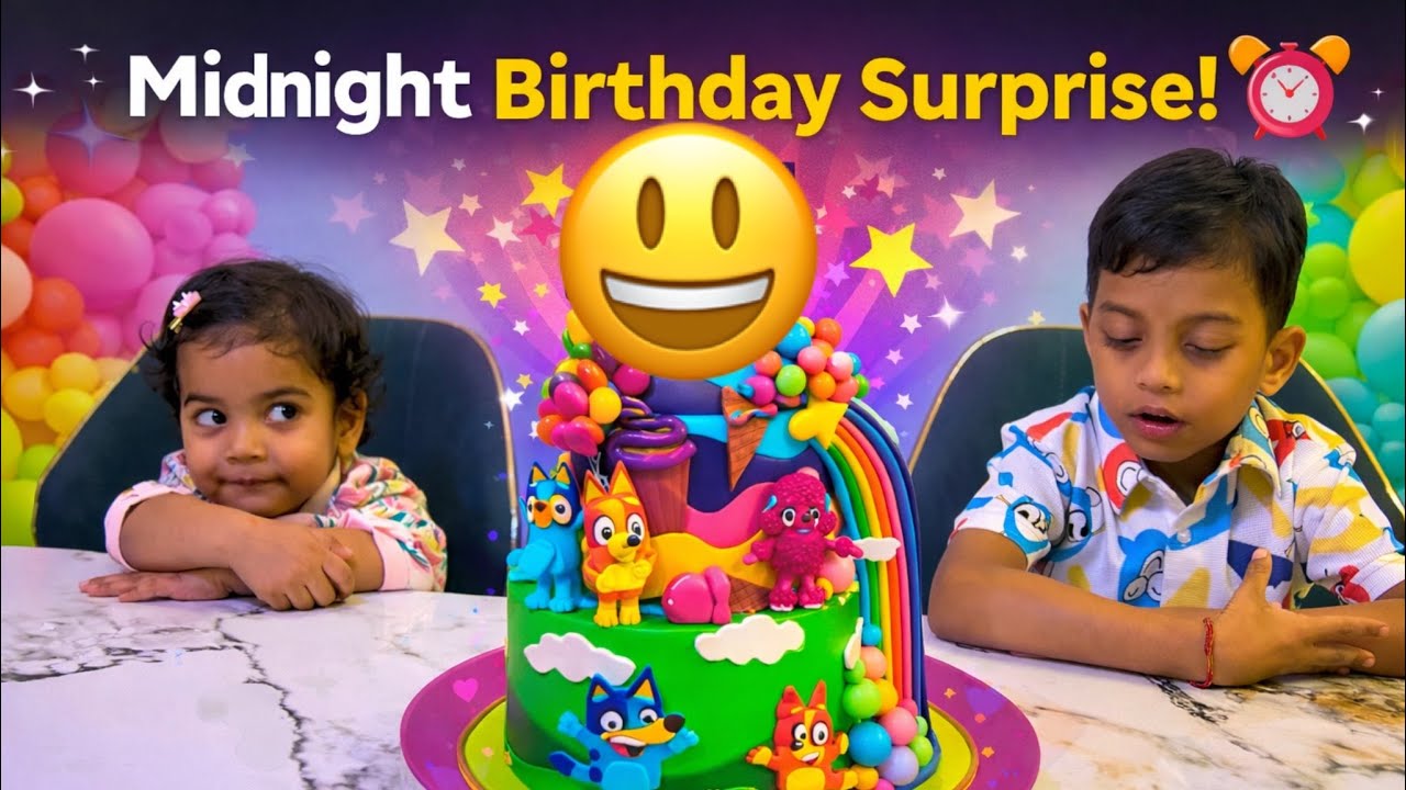 Day 45/365 vlog Little Star’s Midnight Birthday  Celebration