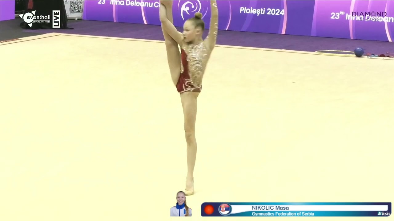 NIKOLIC Masa GFof Serbia #FIG 23rd Irina Deleanu R Gym Cup 24 feb 2024Juniors   RGI R2