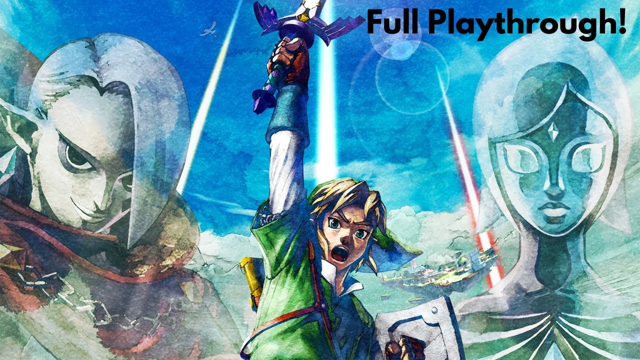 The Legend of Zelda Skyward Sword 100% Playthrough!!