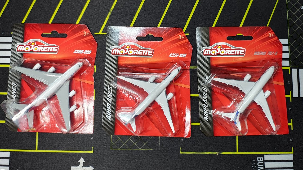 Is Majorette worth it? Airbus A380, Lufthansa A350, Boeing 787-9 diecast models