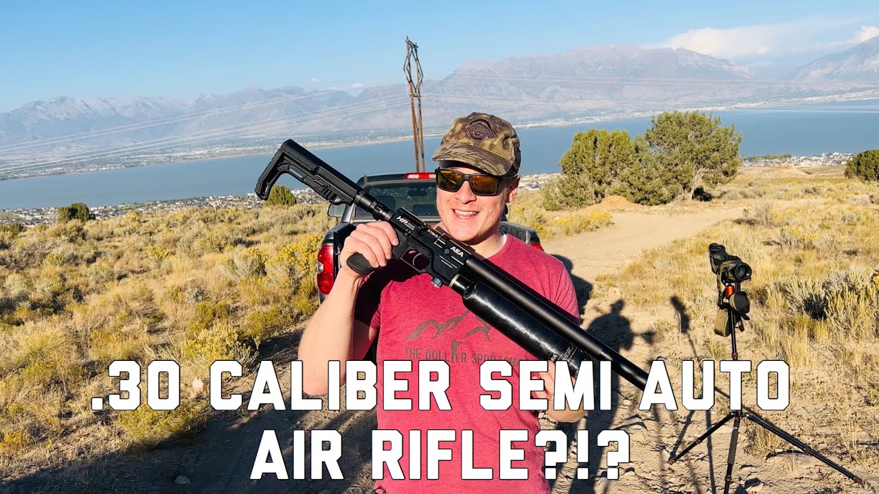 POWERFUL .30 Cal SEMI AUTO Air Rifle?! AEA HP Carbine First Look Out Of The Box