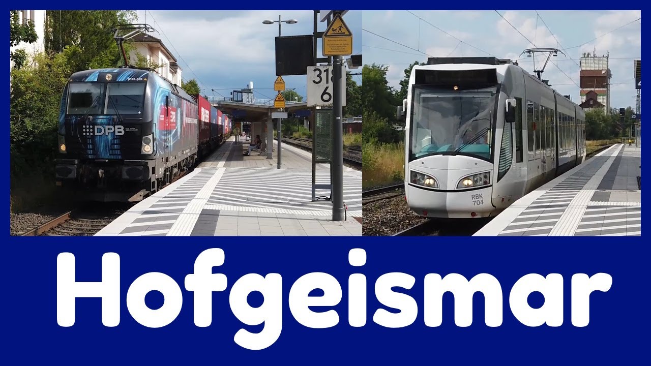 🟦 Hofgeismar mit Zweisystem-Straßenbahnen, RRX und Güterzug [4K/50FPS] | Kurzzug #46🟦
