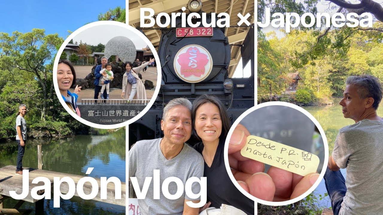 【Japón vlog #3】¡Un viaje relajante! Con mi esposo boricua, en Mishima y Fuji-Kawaguchiko.