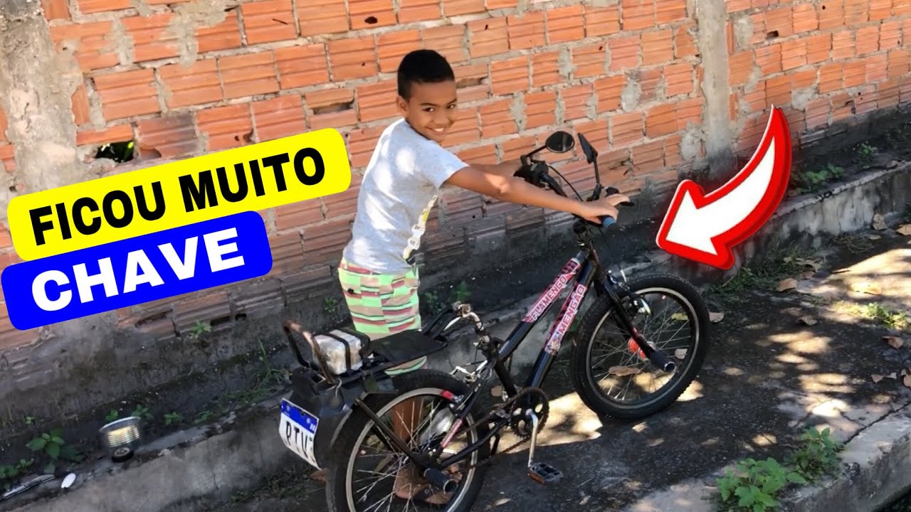 Botamos mais um acessório na bike do grau