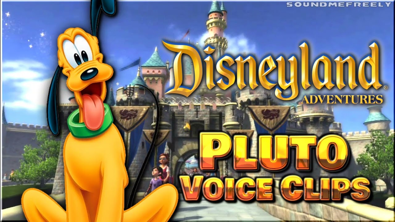 All Pluto Voice Clips • Disneyland Adventures for Kinect • All Voice Lines • 2011 (Bill Farmer)