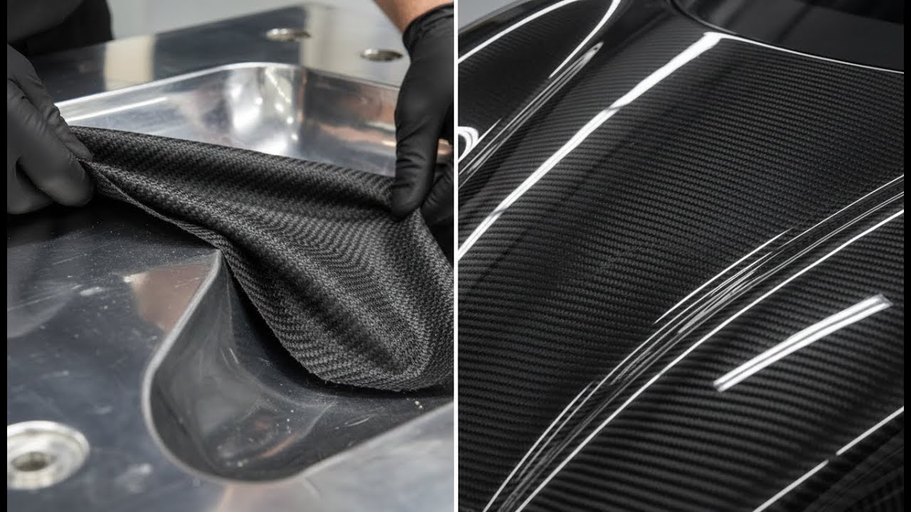 Carbon Fiber Fabric into Monocoque: Production Process