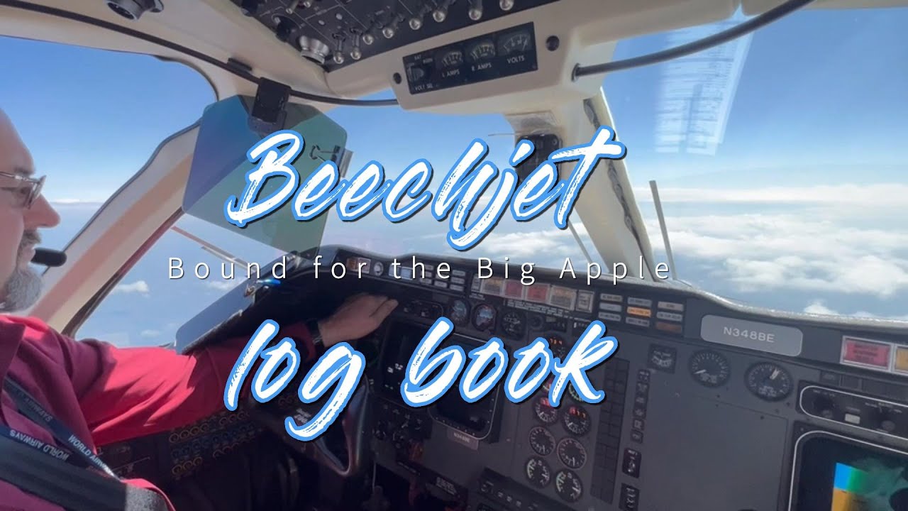 Flying the Beechjet 400 to New York! 👀✈️🍎