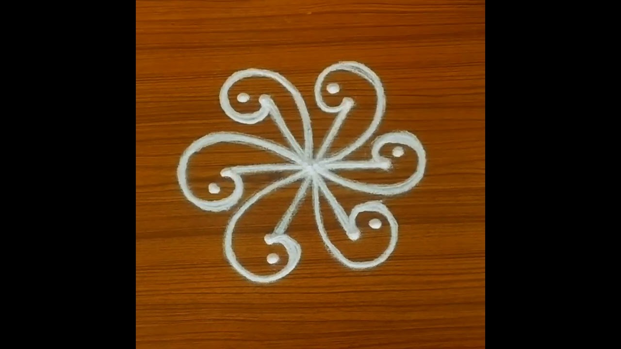3*2 Dots easy birds kolam | Basic birds kolam | Beginner's easy and simple rangoli