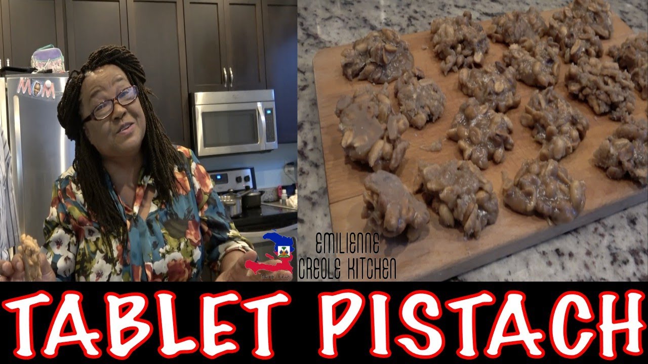 Vin Aprann Fè TABLET PISTACH | Haitian PEANUT BRITTLE | Emilienne Creole Kitchen | #haitianrecipes