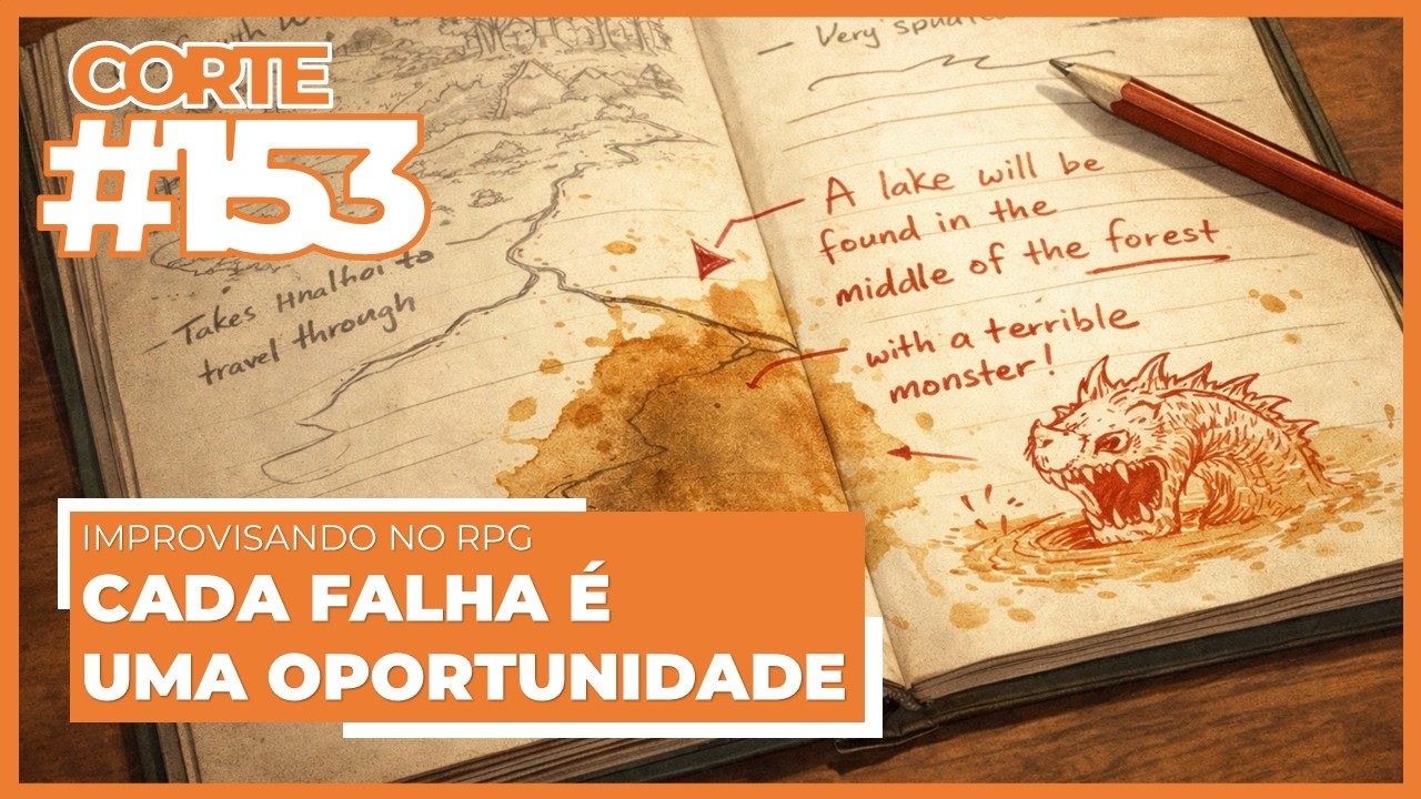 CADA FALHA É UMA OPORTUNIDADE - Como improvisar no RPG | PM153