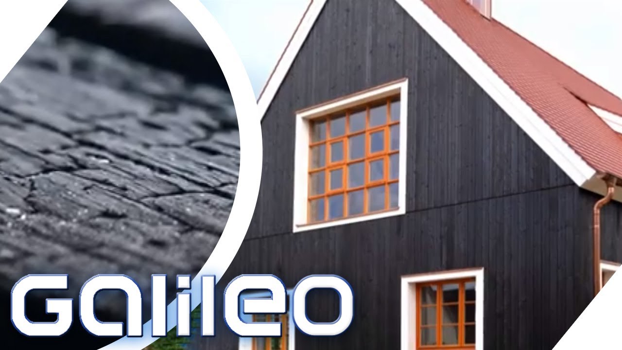 Holzhaus der Zukunft?! Wird dieses verbrannte Holz durch Feuer stabiler? | Galileo | ProSieben