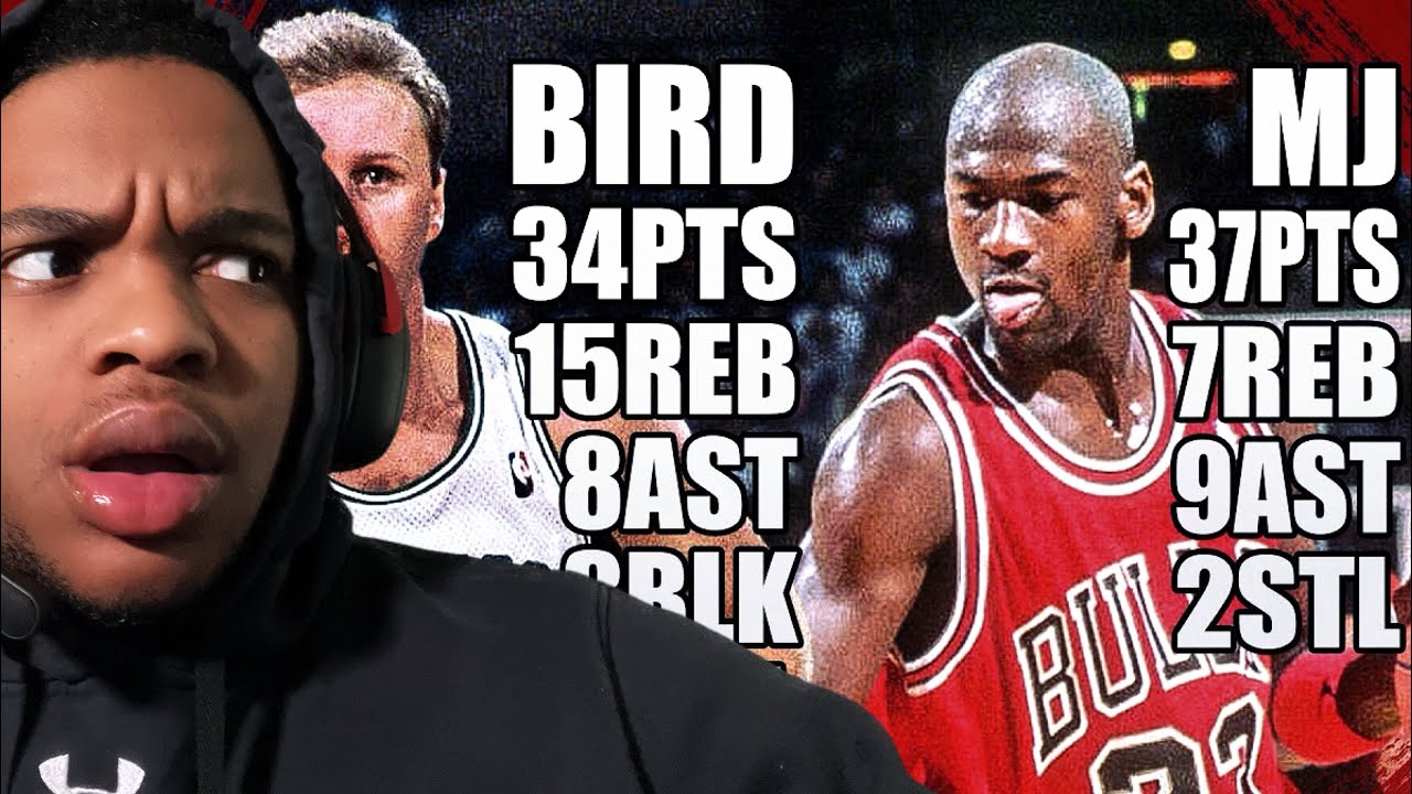 Michael Jordan Vs Larry Bird (1991.03.31) 71Pts Combined Highlights REACTION !!