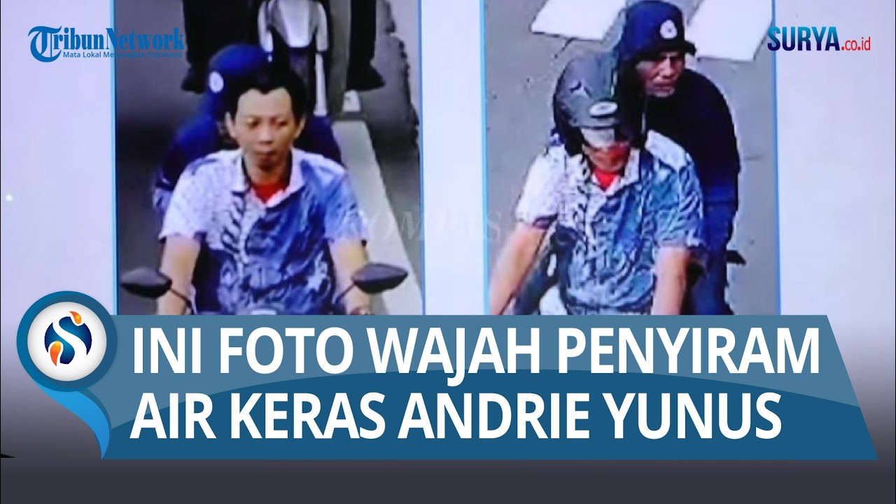 Asli dari CCTV Bukan Hasil AI, Ini Foto Wajah Penyiram Air Keras Andrie Yunus