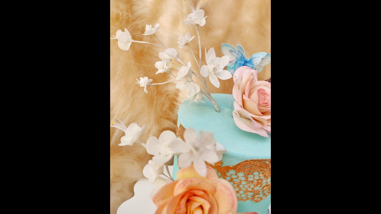 Mini Flores de papel de arroz (Waferpaper)