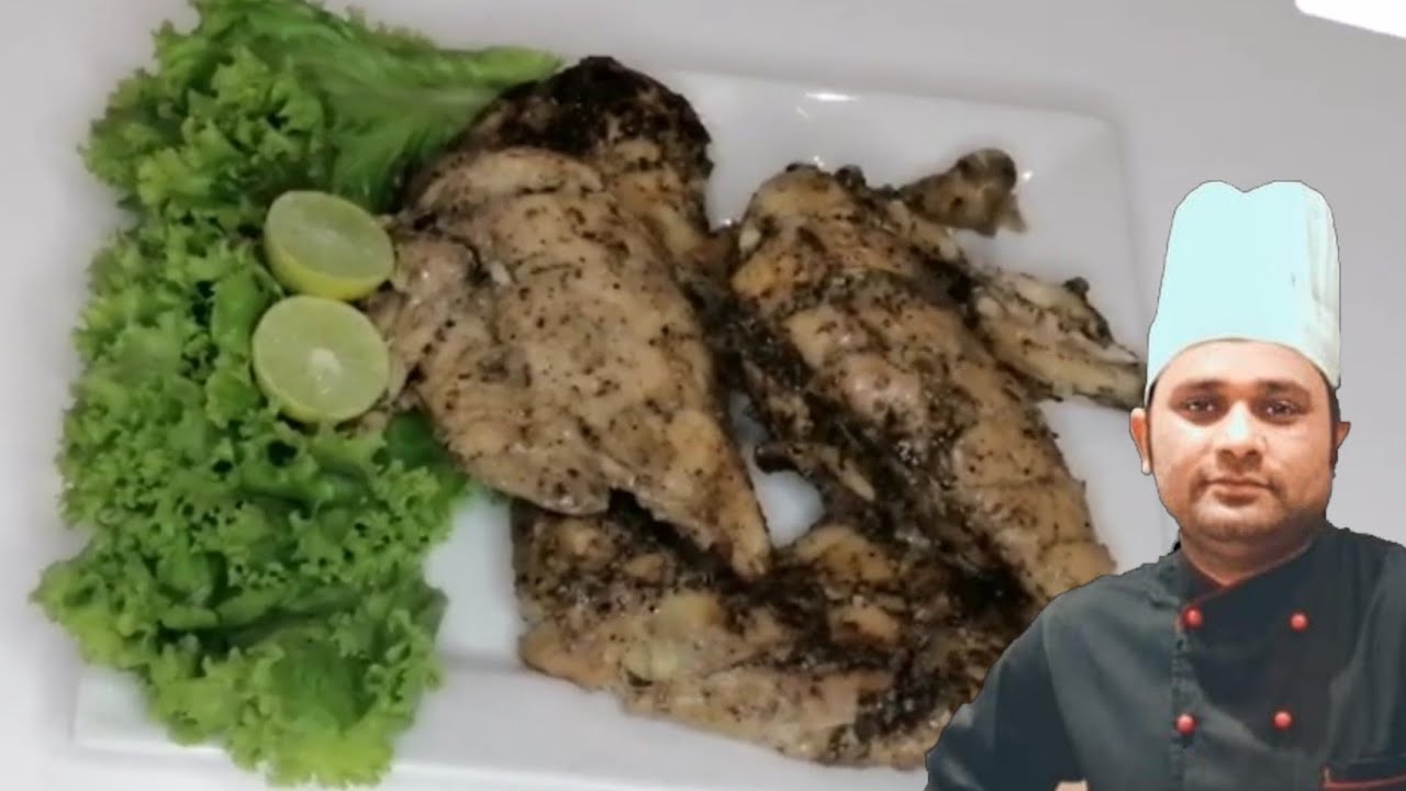 Chicken Black Paper Steam Recipe  Black Pepper Chicken Recipe By Sajid Food Kitchen