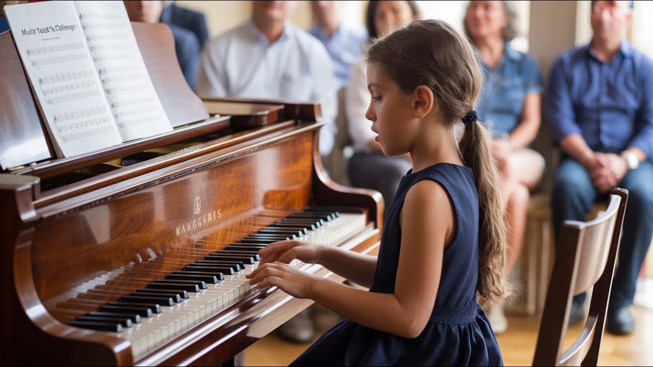 Music Teachers Challenge Girl to Play Impossible Piano Piece – Shocked to Discover She's a Piano...