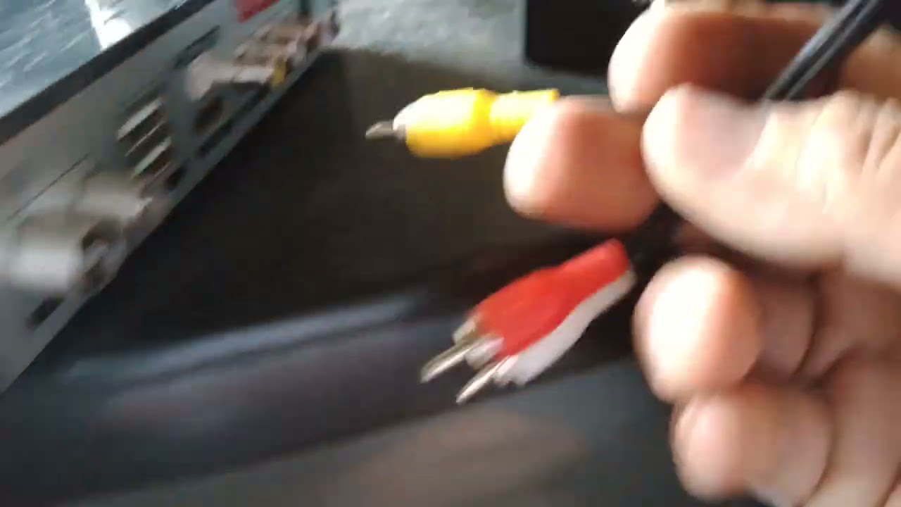 cara pasang stb pakek RF tivi jadul belum ada AV RCA