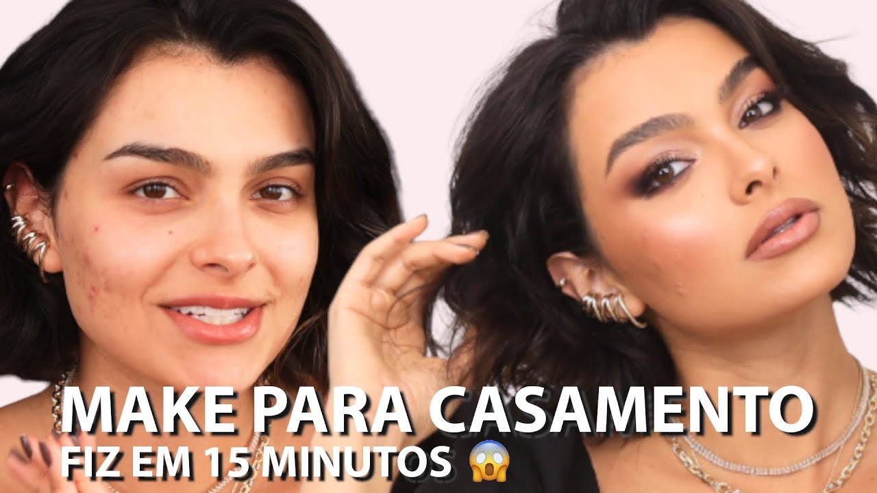 MAKE PARA CASAMENTO *FÁCIL* E *RÁPIDA*